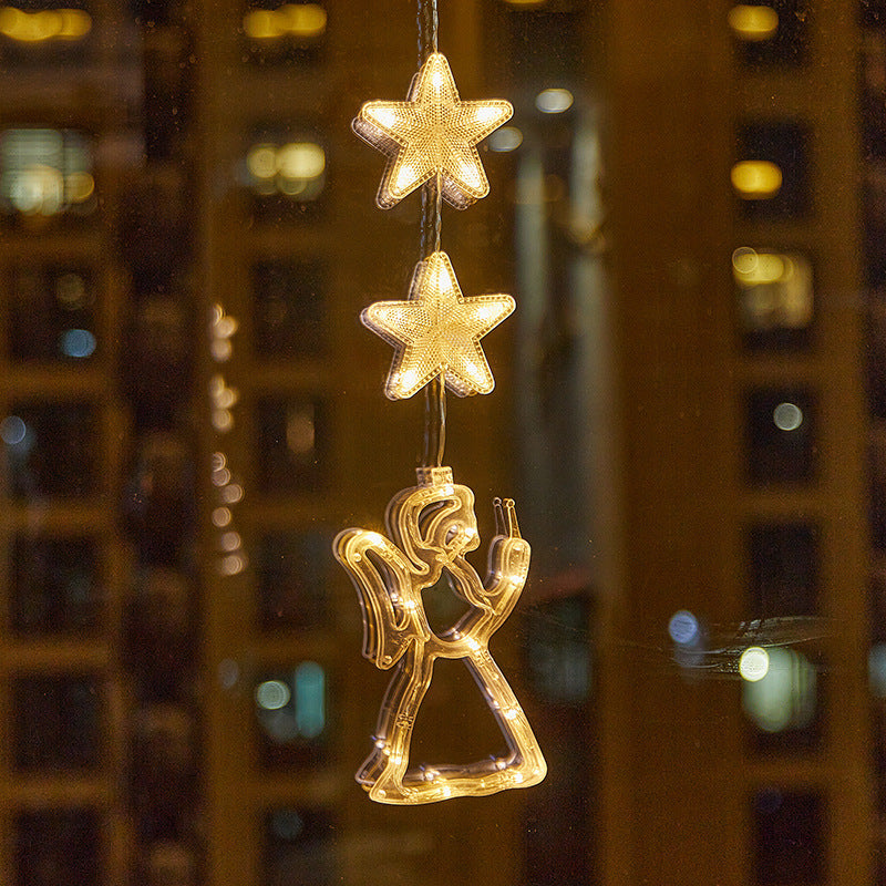 ❄️ DIY Christmas Snowflake Window Lights – Battery-Powered Festive Window Decorations