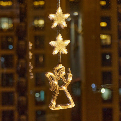 ❄️ DIY Christmas Snowflake Window Lights – Battery-Powered Festive Window Decorations