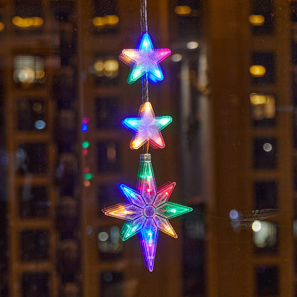 ❄️ DIY Christmas Snowflake Window Lights – Battery-Powered Festive Window Decorations