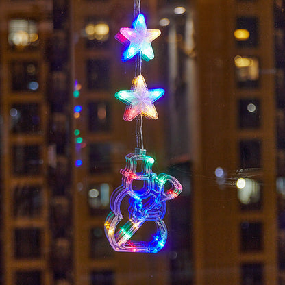 ❄️ DIY Christmas Snowflake Window Lights – Battery-Powered Festive Window Decorations