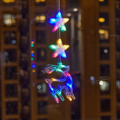 ❄️ DIY Christmas Snowflake Window Lights – Battery-Powered Festive Window Decorations