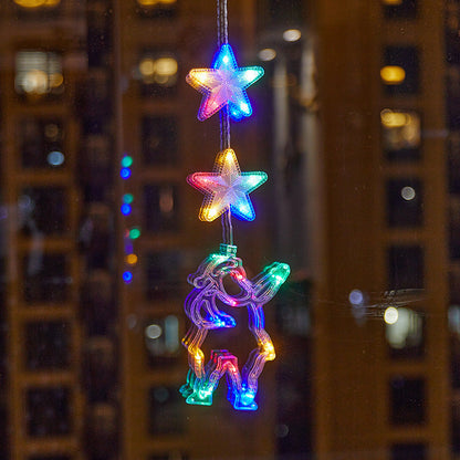 ❄️ DIY Christmas Snowflake Window Lights – Battery-Powered Festive Window Decorations