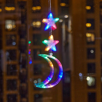 ❄️ DIY Christmas Snowflake Window Lights – Battery-Powered Festive Window Decorations