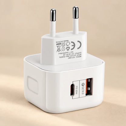 🔌 USB Wall Power Adapter – US, UK & EU Plug Options with USB-C Compatibility
