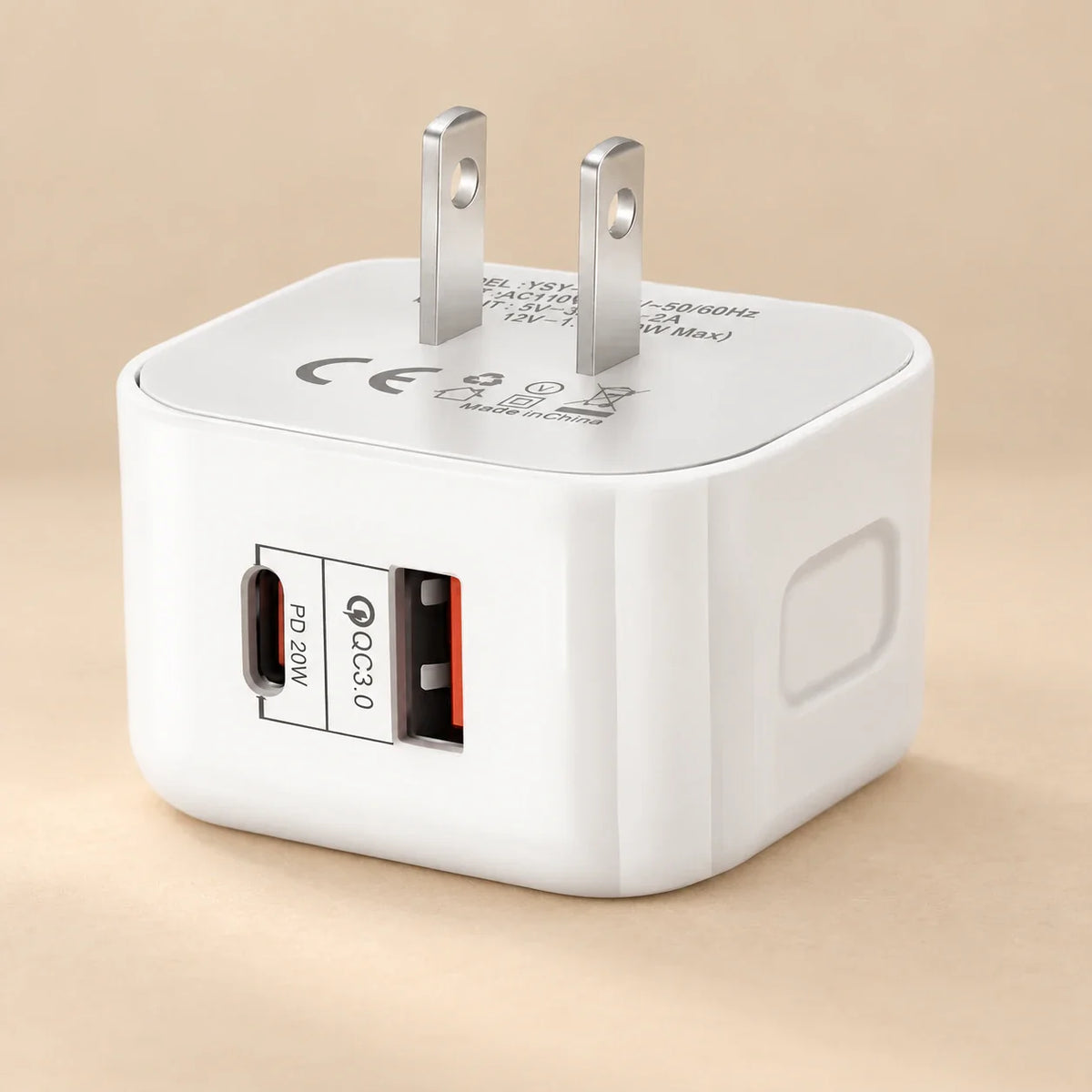 🔌 USB Wall Power Adapter – US, UK & EU Plug Options with USB-C Compatibility