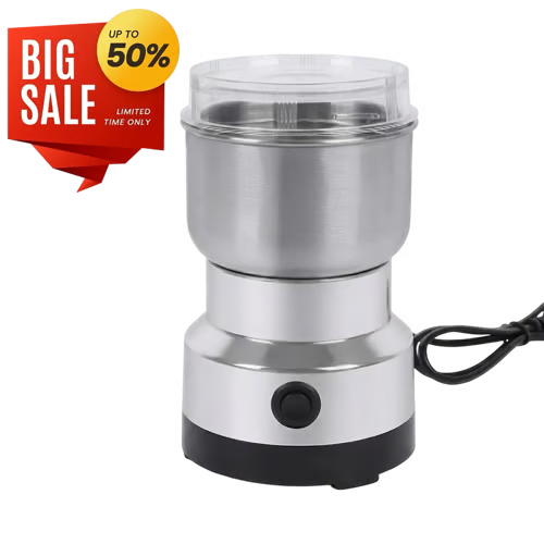 ⚡ 50% OFF High-Speed Electric Grain & Spice Grinder – Fresh Grinding Made Easy
